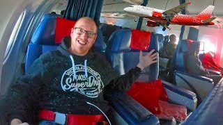 WOW Rossiya Airlines Surprisingly Good Business Class  Review [upl. by Dirrej]