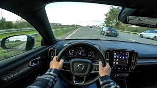 2023 Volvo XC40 POV Test Drive DRIVEWAVE1 [upl. by Arinay]