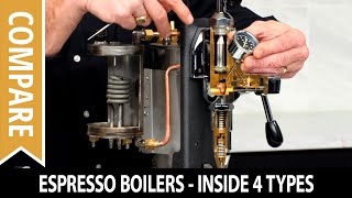 Espresso Machine Boilers See Inside 4 Types [upl. by Retseh608]