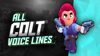 COLT Voice Lines  Brawl Stars [upl. by Xantha]