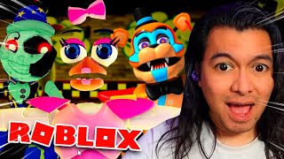 JUEGOS RAROS DE FNAF SECURITY BREACH EN ROBLOX [upl. by Ahsekim]