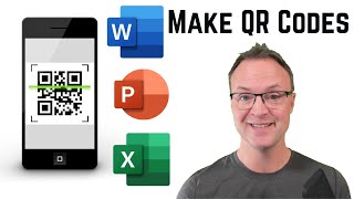 Quickly Make QR Codes in Microsoft Word PowerPoint or Excel [upl. by Zsuedat]