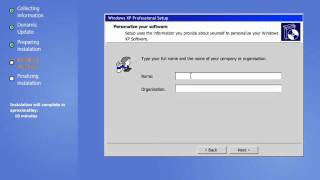 Windows XP  Step By Step Install [upl. by Inamik]