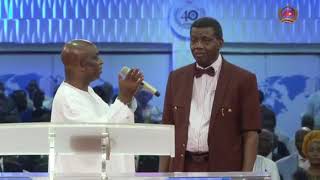 Bishop David Oyedepo Introduces Pastor E A Adeboye at the 40th Anniversary Celebration Service [upl. by Marta412]