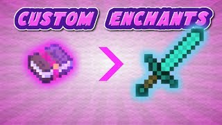 Custom Enchants in Minecraft [upl. by Ellives189]