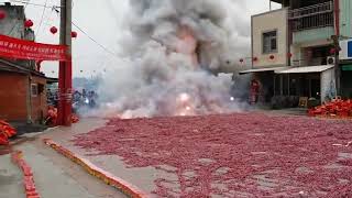 Burning 1000000 firecrackers At a Time  Chinas Festival [upl. by Naras625]