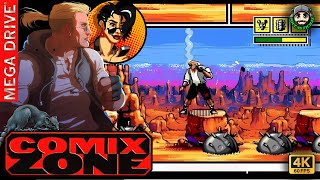 COMIX ZONE MEGA DRIVE  1995  SPEEDRUN  4K 60 FPS [upl. by Ditzel278]