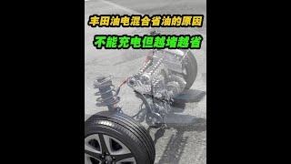 豐田的油電混合不能充電，但卻非常省油，你知道是為什么嗎？汽車知識 油電混合 省油 [upl. by Liponis401]