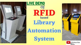 🔴Live Demo  RFID based Library Management System  RFID Library Automation System  Technical Digit [upl. by Noryb]