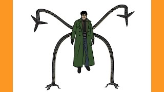 How to Draw DOCTOR OCTOPUS  SpiderMan No Way Home [upl. by Ynehteb]