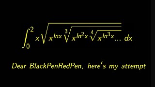 The nested monster integral from the 2022 Berkeley Integration Bee finals [upl. by Finbar]