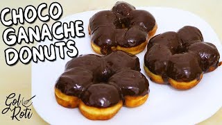 CUTE CHOCOLATE DONUTS  चॉकलेट डोनट्स  چوکلیٹ ڈونٹس Gol Roti [upl. by Prior]