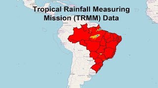 TRMM Rainfall Data Download and Analyzing using ArcGIS netCDF format [upl. by Atterual]