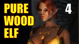 Skyrim PURE WOOD ELF BUILD Walkthrough  Part 4  Getting the Blackguards Armor Set [upl. by Nehgam]