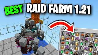 Minecraft EASY RAID FARM  121 Tutorial [upl. by Conant]