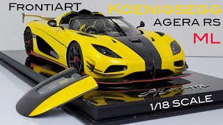 Koenigsegg Agera RS ML From FRONTIART IN 118  CINEMATIC [upl. by Otir]