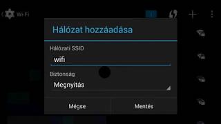 Csatlakozás rejtett wifi hálózathoz Android [upl. by Lehcyar782]