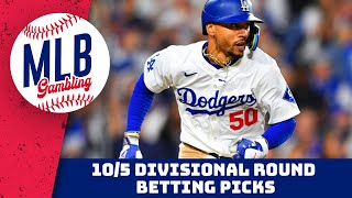 MLB Divisional Round Series Previews and Predictions  Game 1 Picks [upl. by Oiralednac]