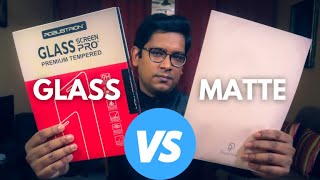 Tempered Glass vs Matte Screen Protector for iPad  THE CONCLUSION [upl. by Nerej54]