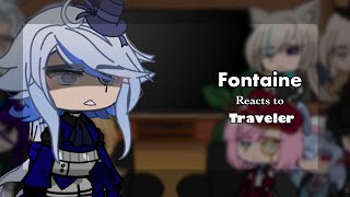 Fontaine reacts to TravelerAether  Genshin Impact  12 [upl. by Nolyarb349]