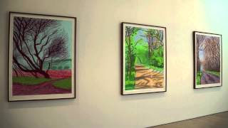 David Hockney The Arrival of Spring [upl. by Ynaffet]