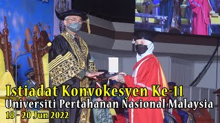 Istiadat Konvokesyen Ke11 UPNM 2022 [upl. by Ydolem737]