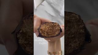 My favourite Protein Vegan Chocolate Truffles gluten free amp dairy free ❤️🌱 recipe in description [upl. by Norrek328]