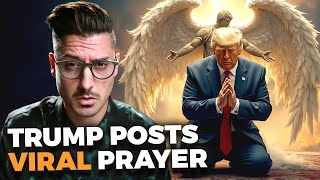 Trump Just Posted a VIRAL Prayer to St Michael [upl. by Malonis315]