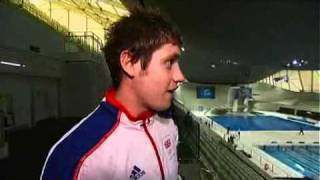 Inside Londons Olympic aquatic centre [upl. by Etnovad]