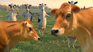 FUNNY COW DANCE 7 │ Cow Song amp Cow Videos 2024 [upl. by Dniren345]