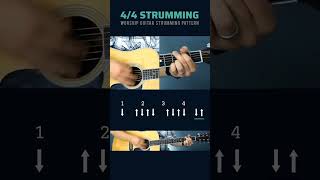 44 Worship Guitar Strumming Pattern [upl. by Anihcak]