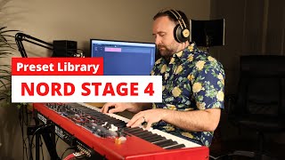 Nord Stage 4  All About the NEW Preset Library [upl. by Anauqal]