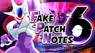 DBFZ FAKE PATCH NOTES 6 [upl. by Ahsaenat]