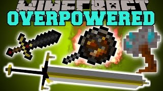 Minecraft OVERPOWERED WEAPONS NOTHING WILL STAND IN YOUR WAY Mod Showcase [upl. by Einiffit]