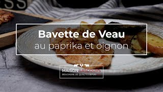 Bavette de Veau au paprika et oignon  Recette [upl. by Enilaf]