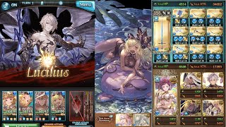 Granblue Fantasy Lucilius HL Water Solo [upl. by Torrlow]