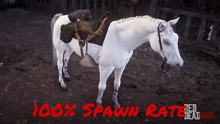 How to get the White Arabian horse to spawn 100 of the time RDR2 [upl. by Swihart]