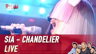 Sia  Chandelier  Live  C’Cauet sur NRJ [upl. by Scrogan]