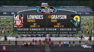 Football Fridays in Georgia Lowndes at Grayson [upl. by Gney]