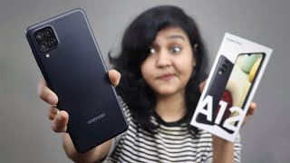 Samsung Galaxy A12 Unboxing amp Review [upl. by Chinua]