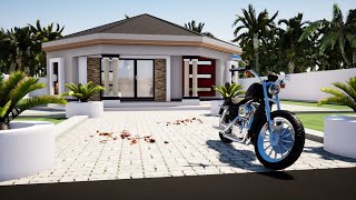 3 Bedroom Roundavel design  8 corner house  11mx11m [upl. by Aniluj]