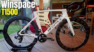 Winspace Chinese aero carbon bike Hyper wheels Dream Build [upl. by Enyak]