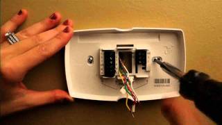 Honeywell  Installing a thermostat [upl. by Therron]