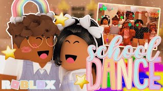 ELEMENTARY SCHOOL DANCE LEO Got His FIRST KISS Roblox Bloxburg Roleplay [upl. by Mohkos877]