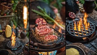 ⚠️BEST BUTTER AGED STEAK 🥩 EVER  ASMR COOKING [upl. by Bywaters]