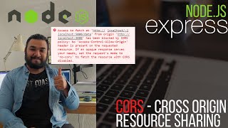 What is CORS and How to solve CORS error in Nodejs Expressjs [upl. by Avert]