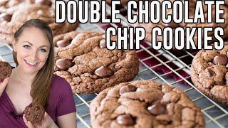 How to Make Double Chocolate Chip Cookies [upl. by Ayr]