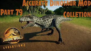 JWE2 Accurate Dinosaur Mod Collection Part 79 [upl. by Razatlab]