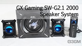 1620  GX Gaming SWG21 2000 Speaker System [upl. by Nitsirhc]