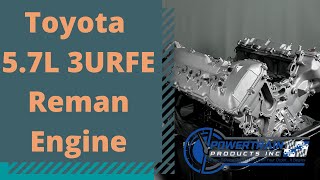 Toyota 57L 3URFE Reman Engine [upl. by Kanor]